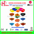 PET/Silicone material bracelet passive rfid tag Silicone FRID
